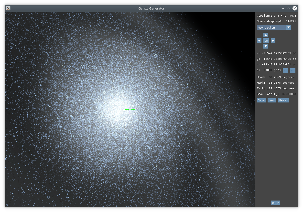 Screenshot showing the core!